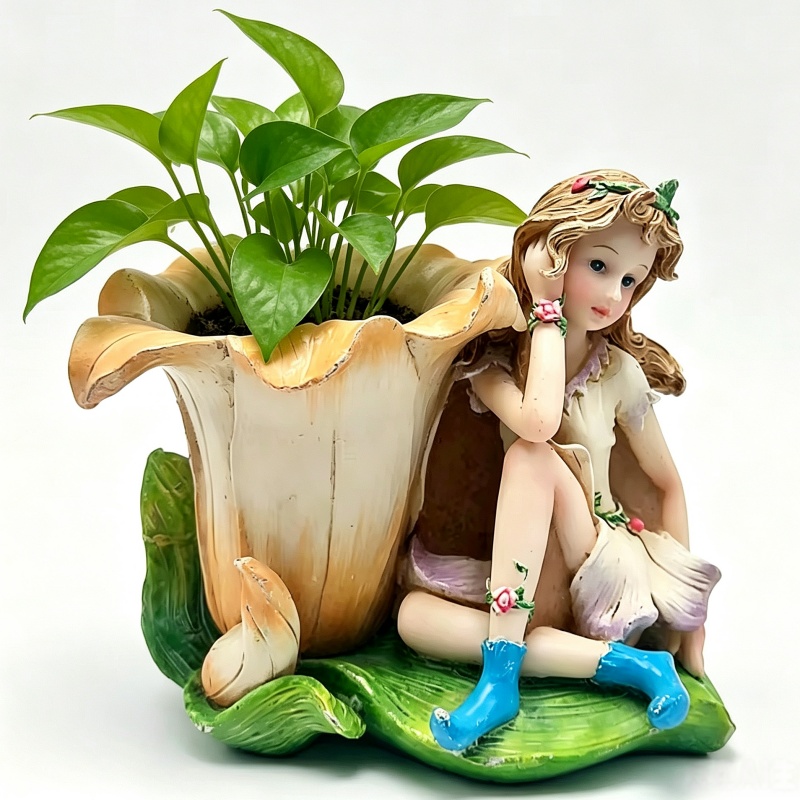 Potsticker Mold - Flower Fairy Vase Cactus Silicone Mold