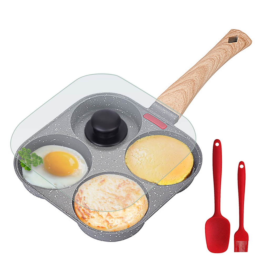 Non Stick 4-Cup Egg Frying Pan - огляд і ціна Mini Pancake Griddle